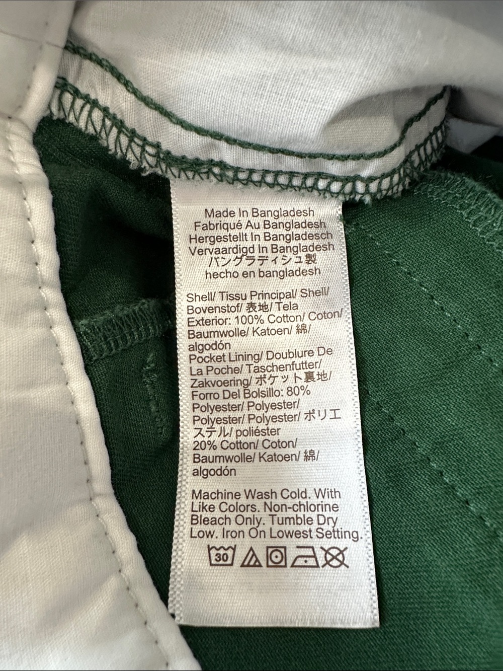 J. Crew Factory 5" Classic Chino Mid-Rise Kelly Green Fun Preppy Shorts Size 8 - Picture 8 of 8
